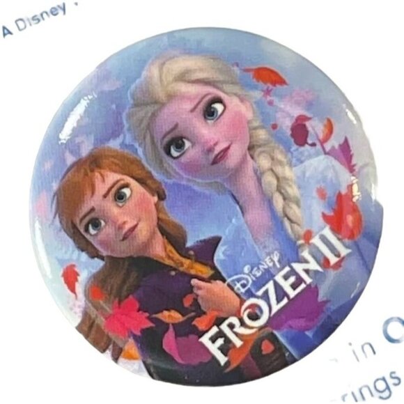 Frozen 2 Disney Lapel Pin Saratoga Springs Resort Elsa Ana Pin Brooch Button Pin - Picture 1 of 5